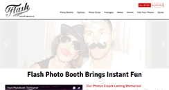 Desktop Screenshot of flashphotoboothpdx.com